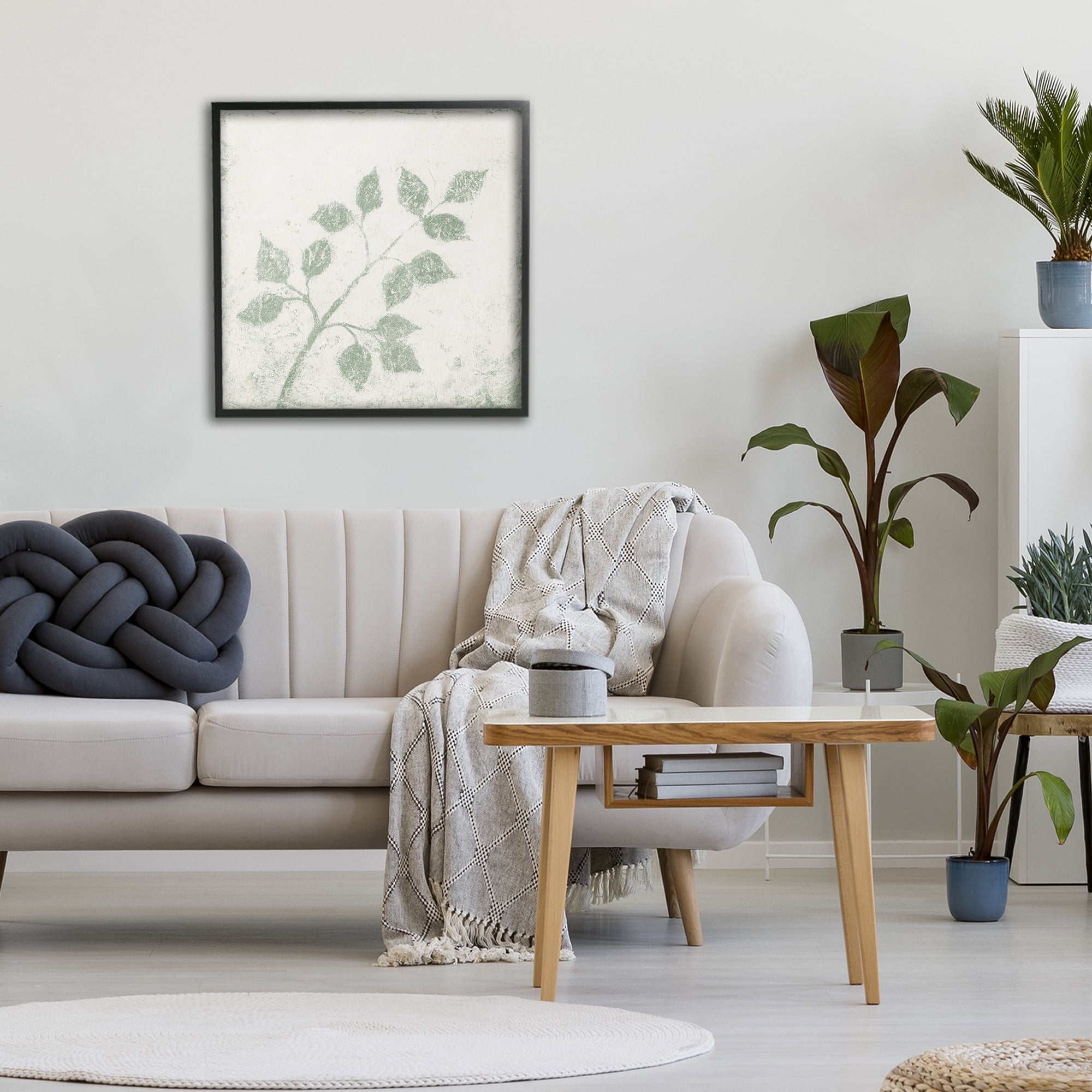 Stupell Industries November Leaves Tree Branches Black Framed Giclee Art, design by Michael Marcon
