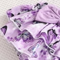thumbnail image 5 of Toddler Baby Girl Summer Outfit Bow Embroidery Short Sleeve T-Shirt Plaid Ruffle Shorts Set Little Girls Clothes Girls Summer Set 0-18 Months,6-9 Months, 5 of 9