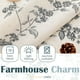 thumbnail image 5 of Cortinas Jinchan Floral Kitchen, 60 cm, lino, 2 paneles, color negro, 5 of 8