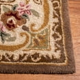 thumbnail image 3 of SAFAVIEH Classic Thomasina Floral Wool Area Rug, Light Gold/Green, 7'6" x 9'6", 3 of 11