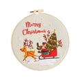 thumbnail image 2 of Kit de bordado navideño, juego de manualidades para adultos y principiantes, regalo de Navidad Papá, 2 of 8