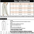 thumbnail image 3 of Baqcunre Wide Leg Pants Woman,Womens Loose High Waisted Pants Drawstring Elastic Waist Straight Leg Trousers,Women'S Pants,Pants For Women,Womens Fashion,Womens Clothes,Red,S, 3 of 5