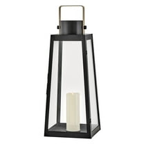 Lark 82312 Hugh 28" Tall Portable Outdoor Led Lantern - Black