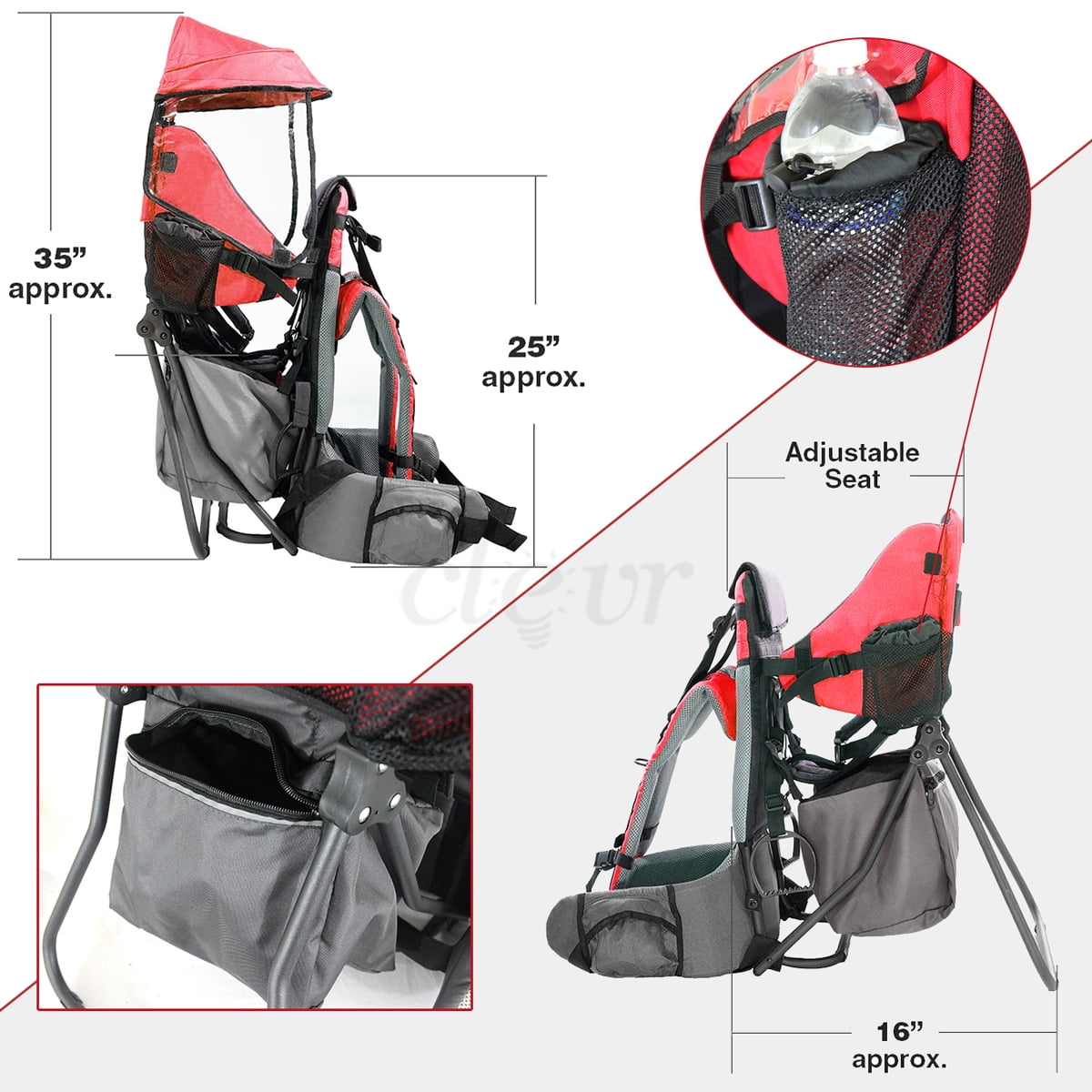 clevr child backpack carrier