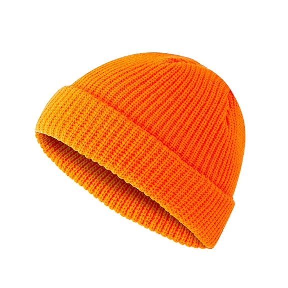 MIASHUI Unisex Winter Lined Knitted Beanie Hat for Cold Weather, Thickened Design for Warmth, Stretch Fit for Men and Women G