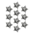 thumbnail image 1 of Colgantes de Estrella de Navidad BLESIY decoración para fiestas suministros de boda gris 10 Uds, 1 of 8