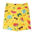 thumbnail image 2 of Lopecy-Sta Casual Shorts for Children Beach Wear 5-14 Years Children's Summer Beach Hawaiian Print Shorts with Pockets Kids Girls Athletic Skorts for Running Cheer Dance, 2 of 4