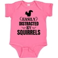 thumbnail image 3 of Inktastic Easily Distracted by Squirrels Boys or Girls Baby Bodysuit, 3 of 5