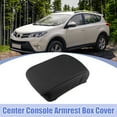 thumbnail image 2 of Unique Bargains 1Pcs Center Console Armrest Box Cover for Toyota RAV4 2014-2018 Pad Interior Anti-Scratch Cotton Black, 2 of 7