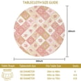thumbnail image 3 of Pioneer Flower Floral Print Pattern Round Tablecloth 60 X 60 Inch, Wrinkle Resistant Wipeable Table Cloth for Kitchen Dining Picnic Patio Party, 3 of 6
