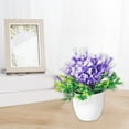 thumbnail image 4 of LEHOZIHEQ Artificial Flower, Artificial UV Resistant Potted, for Outside Window Box Porch Planters Garden Thanksgiving Decor, 4 of 6
