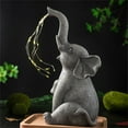 thumbnail image 4 of Solar Elephant Statue Solar Resin Garden Decor Outdoor Sculpture Resin Garden Decor for Outdoor Display, 4 of 8