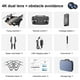 thumbnail image 3 of Drone Foldable USB Pista Vuelo 360 Grados Rolling Control Remoto Quadcopter Floting Aircraft Modo sin cabeza Regalo al aire libre Juguete 4K Cámaras duales Inevent EL022427-03B, 3 of 7