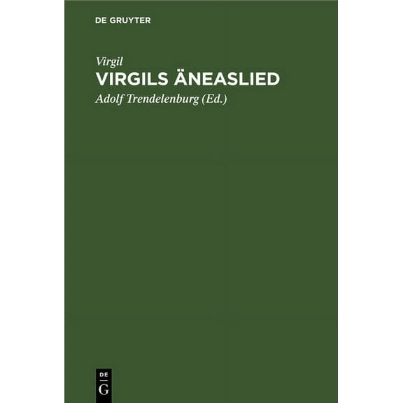 Virgils Ãneaslied, (Hardcover)