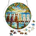 Acrylic Puzzle Suncatcher Window Hanging 7.4 Inch 83 Piece DIY Wind ...