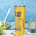 thumbnail image 3 of Athenstics Yellow CAT 1R 1807 Engine Oil Filter Advanced High Efficiency Caterpillar Style 2 Tumbler 20 Oz Or 30 Oz, Gifts For C.A.T Lover, Tumbler, Double Wall Insulated Cups With Lids Straw, 3 of 6