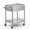 Silver, variant on ORVELDIN Fruit Vegetable Storage Basket, 5 Tier Stackable Metal Mesh Storage Basket with 360 Degree Wheels, Fruit Vegetable Produce Basket Storage Organizer for Kitchen, Pantry, Bathroom