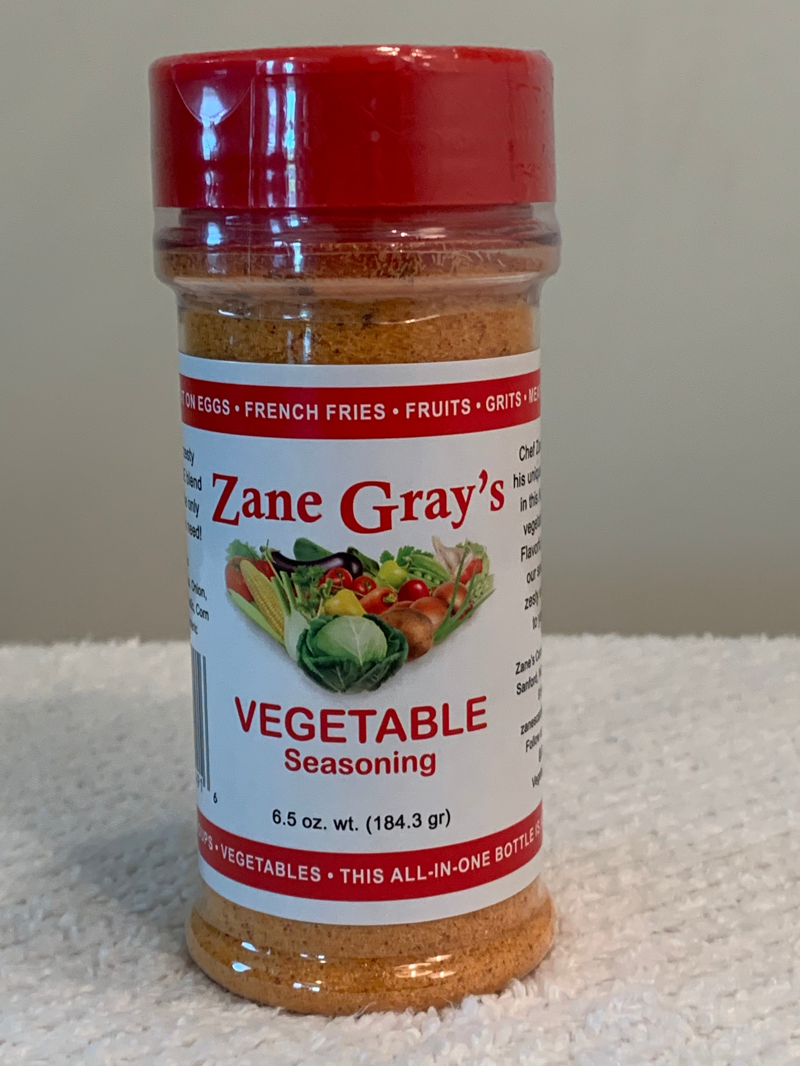 6.5 oz Zane Gray's Vegetable Seasoning