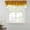 Orange, variant on Ombre Orange Waves Tie Up Valance Curtains for Windows, Kitchen Curtains Window Treatments, Abstract Art Gradient Modern Short Window Shades Valances for Bedroom Bathroom Cafe 54"x18"