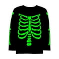 thumbnail image 4 of The Children's Place Boys Long Sleeve Skeleton Graphic T-Shirt, 2-Pack, Sizes XS-XXL, 4 of 5