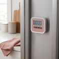 thumbnail image 2 of REGALWOVEN Digital Kitchen Timer, Loud Alarm Clock with Magnetic Backing and Stand, Perfect for Cooking, Study and Work Pink, 2 of 5