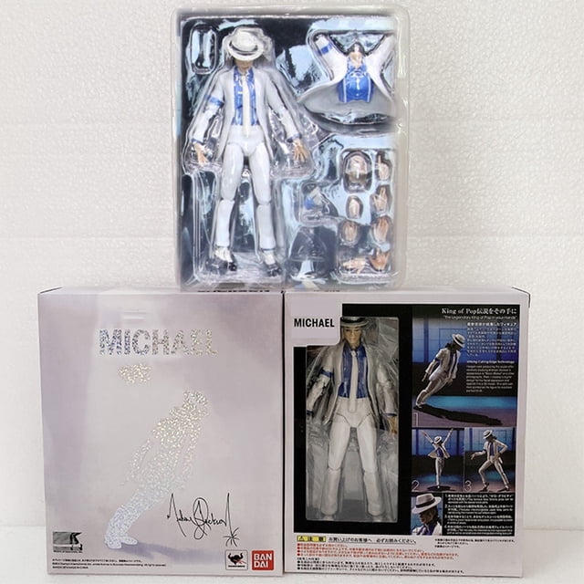 Michael Jackson Action Figure Thriller Figma Classic Look Toys Model Doll heqiyong LED