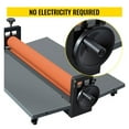 thumbnail image 2 of 25.6"x1" Manual Cold Roll Laminator Machine Sheets Document Plasticizer Fits Poster Painting Photo Book Cover A3 A4 Paper, 2 of 6