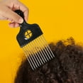 thumbnail image 3 of Unique Bargains 2pcs Metal Hair Pick Metal African Hair Picks Afro Hair Pick Comb for Women and Men 6.61"x2.83", 3 of 6