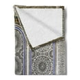 thumbnail image 2 of Orient Soft Flannel Fleece Throw Blanket, Nostalgic Moroccan Architecture Stone Carving and Motifs Majestic Ottoman Empire, Cozy Plush for Indoor and Outdoor Use, 50" x 70", Multicolor, by Ambesonne, 2 of 5