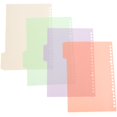 thumbnail image 1 of LOVEVER 8pcs Book Binder Dividers Notepad Dividers Detachable Notebook Page Dividers Organizers, 1 of 6