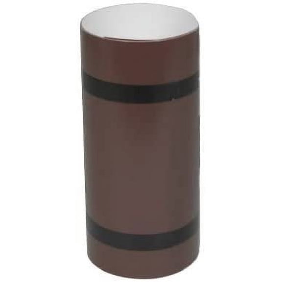 Amerimax Home Products Aluminum Trim Coil - Painted White/Brown - 10" x 10'