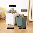 thumbnail image 4 of Homeer Flower Pot Plant Pot Planter Pot 10Pcs Flower Pot Stackable Bottom Drainage Greenery Flowerpot Garden Supply, 4 of 6
