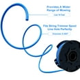8 Pack Weed Eater String Replacement for Greenworks Single Line Cordless Trimmers + 1 Cap, .065