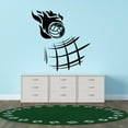 thumbnail image 3 of Sports Wall Decals for Boys Bedroom - Volleyball on Fire DIY & Creativity Boy Girl Bedroom Wall Sticker - Size: 18 In x 20 In, 3 of 4