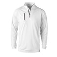 thumbnail image 1 of Dunbrooke B084360067 Mens Zip Portal Pullover, Polyester, 5 oz Capacity, Extra Large - White, 1 of 1