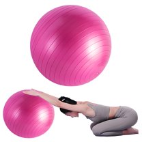 BESTSKY Exercise Ball,21.65in Balance Ball,Anti-Slip Birth Ball,Pink