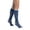 Deep Sea, variant on Sigvaris 432 Motion Flow Tech Knee High Socks - 20-30 mmHg Black ML