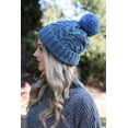 thumbnail image 4 of Cable Knit Pom Beanie, 4 of 7
