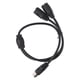 thumbnail image 2 of Cable divisor DIN macho de 6 pines a 2 enchufes hembra Cable de extensión DIN multifuncional de 6 pines 1.6 pies, 2 of 8