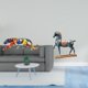thumbnail image 2 of Estatua de caballo, escultura de animal, figura decorativa caminando, adorno para estantería, interior, hogar, escritorio, decoración Feng Shui, escul, 2 of 8
