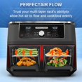 thumbnail image 3 of 8Pcs Air Fryer Rack 304 Stainless Steel Air Fryer Accessories for Skewer Pies Compatible with Ninja Instant Vortex Chefman Bella Philips NuWave, 3 of 11