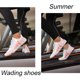 thumbnail image 5 of Zapatos de buceo transpirables para caminar en el lago (blanco 43) Likrtyny Tenis De Mujer Tenis De Hombre, 5 of 6