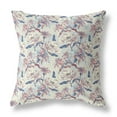 thumbnail image 1 of HomeRoots 413812 Oreiller de 20 Po pour les Roses d'Intérieur et d'Extérieur&44; Blanc & Bleu, 1 of 1