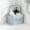 Blue, variant on Hollow Drainage Thickened Plastic Bath Storage Basket Wet Dry Separation Partitioned Toiletry Organizer With Breathable Hollow Structure For Bathroom Dorm Shower Cosmetic Storage