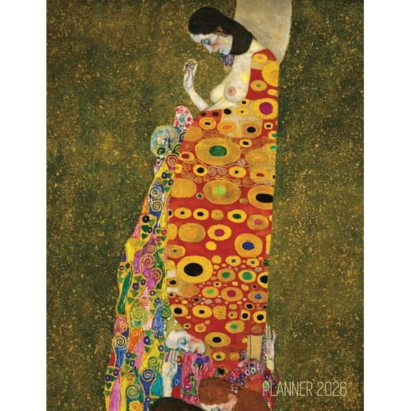 Gustav Klimt Weekly Planner 2026: Hope II Artistic Art Nouveau Daily Scheduler With January-December Year Calendar (12 M, (Paperback)