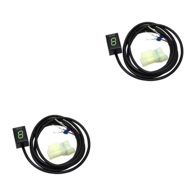 VONKY Speed Gear Indicator Motorcycle Gear Display Gear Indicator Gear Motorcycle green 2Set
