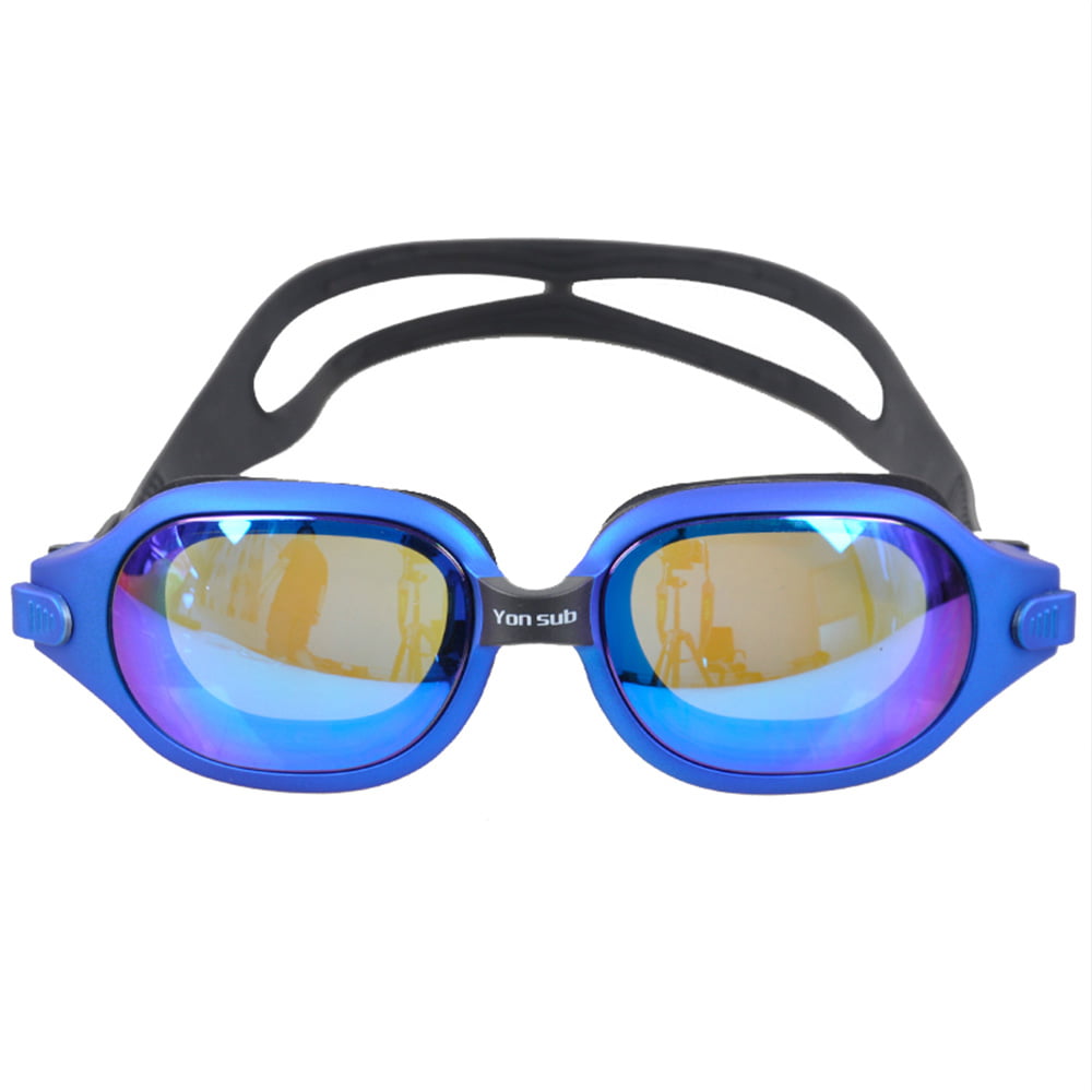 Details about   Zoggs Swim Goggle Adult Blue Lens Purple Orange Frame Swimming Anti Fog UV Block 