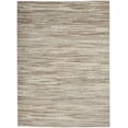 thumbnail image 3 of Nourison Elation Abstract Striped Ivory Grey 5'3" x 7'3" Area Rug, (5' x 7'), 3 of 9