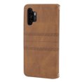thumbnail image 4 of for Samsung Galaxy A32 5G Flip Case, Premium PU Leather Folio Flip with Design Card Slots Wrist Strap Shockproof Kickstand Magnetic Protective Girls Cover for Samsung A32 5G, Brown, 4 of 9