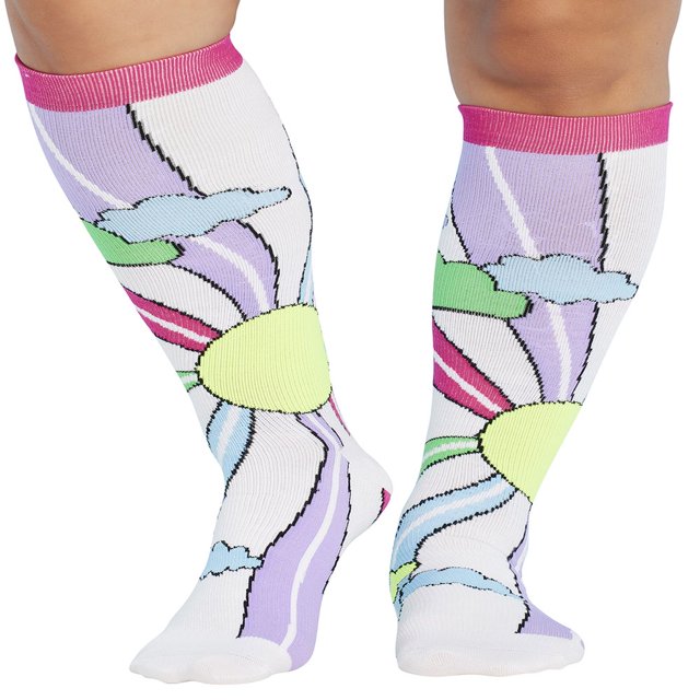 Chaussettes de Soutien pour Femmes 12 mmHg Ananas Régulier